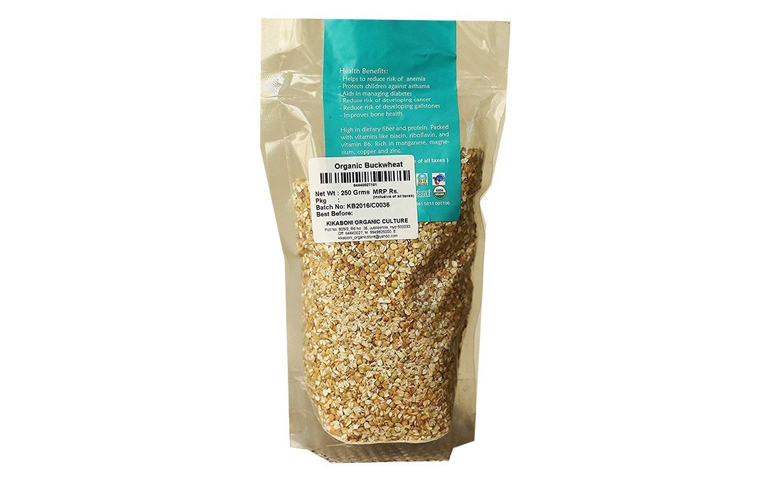 Kikaboni Free Buckwheat    Pack  250 grams